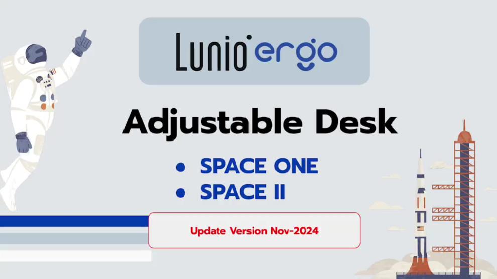 Lunio Ergo Adjustable Desk ฉบับ Updated พฤศจิกายน 2567